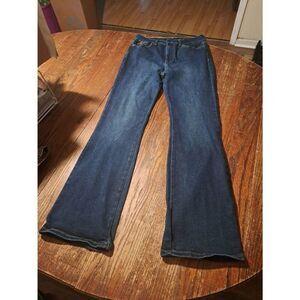 Womens 8T DG2 by Diane Gilman Blue Denim Jeans Pockets Belt Loops Casual Pants